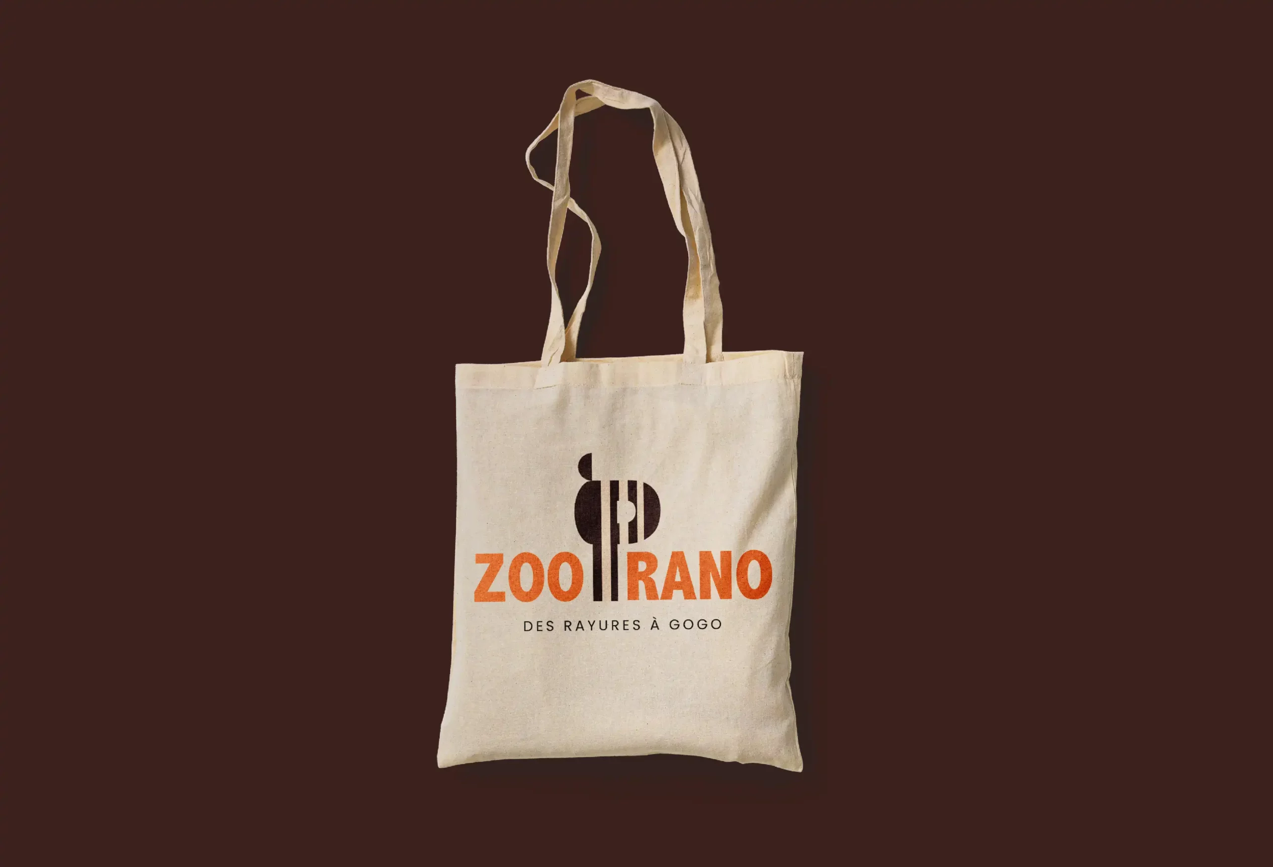 Projet logo, Zooprano - By Ethel, Mockup du logo sur un tote bag
